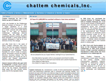 Tablet Screenshot of chattemchemicals.com